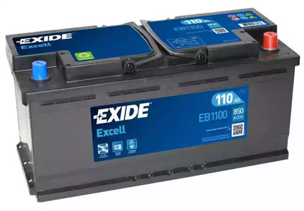 Стартерная аккумуляторная батарея excell EXIDE EB1100